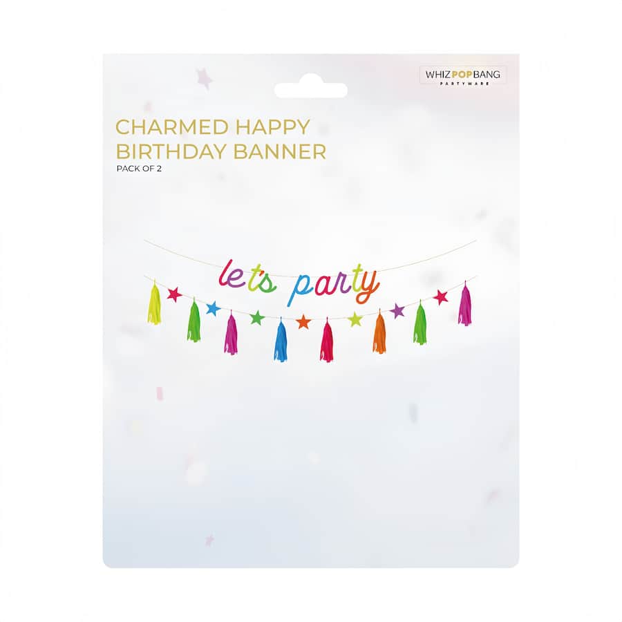 Whiz Pop Bang Banner Charmed Happy Birthday
