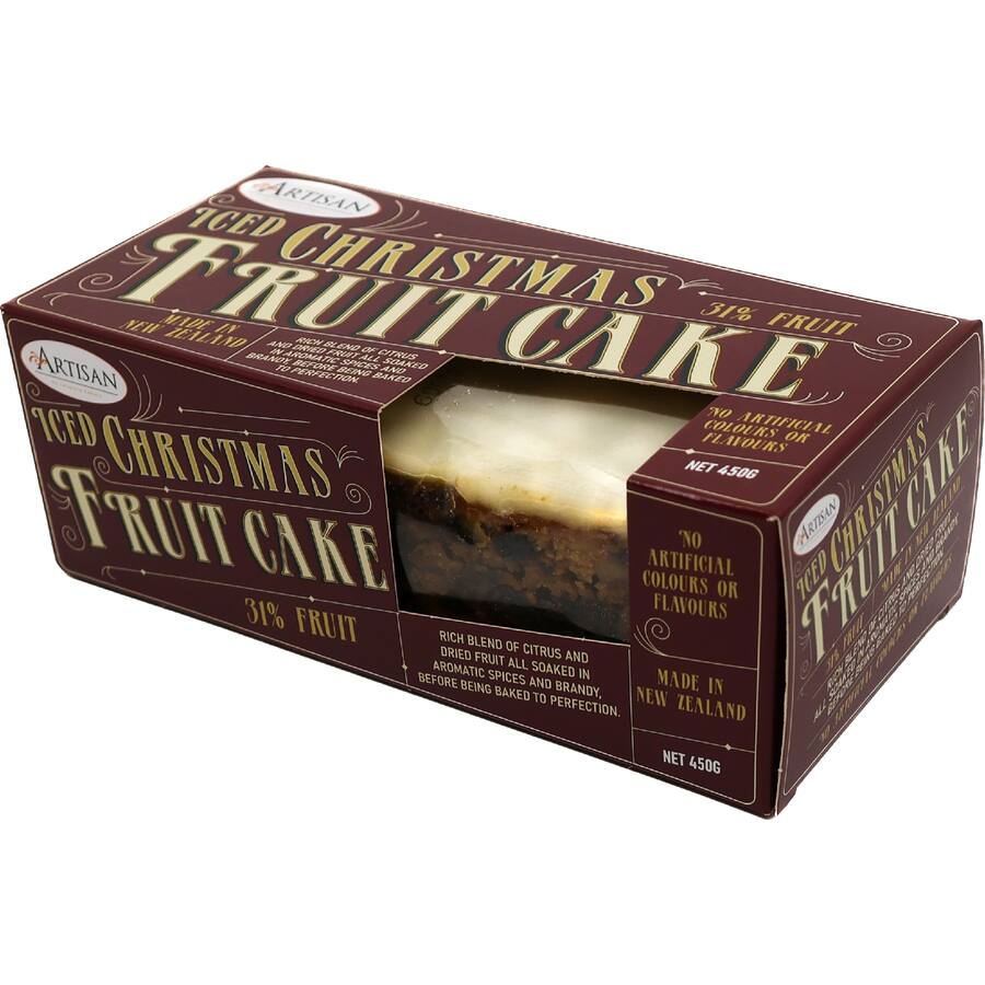 Rangiora Bakery Christmas Cake Iced