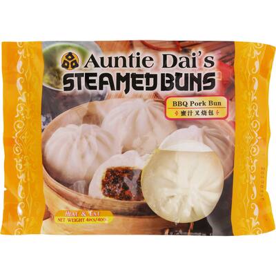 auntie dai's steamed buns bbq pork 400g