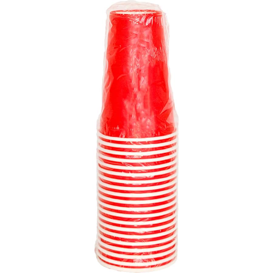 Effects Cups Paper Red