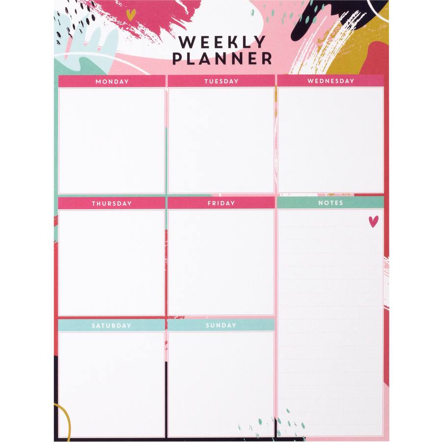 Paper Craft Weekly Planner Bold