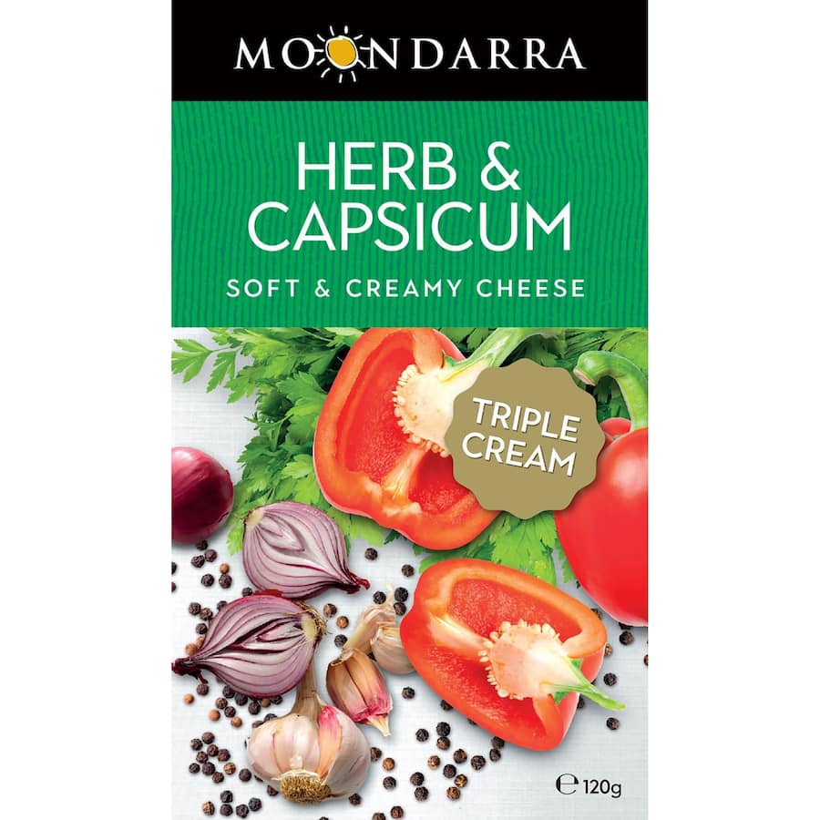 Moondarra Cream Cheese Herb & Capsicum