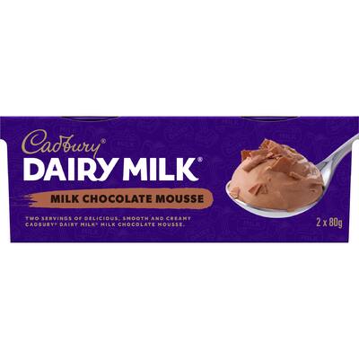 cadbury mousse 2pk dairy milk chocolate
