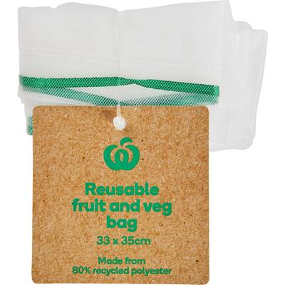 Reusable fruit & veg bag single