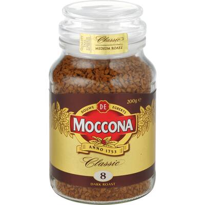 moccona instant coffee classic dark roast