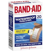 band aid plasters tough strips waterproof