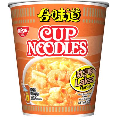nissin instant noodles cup laksa