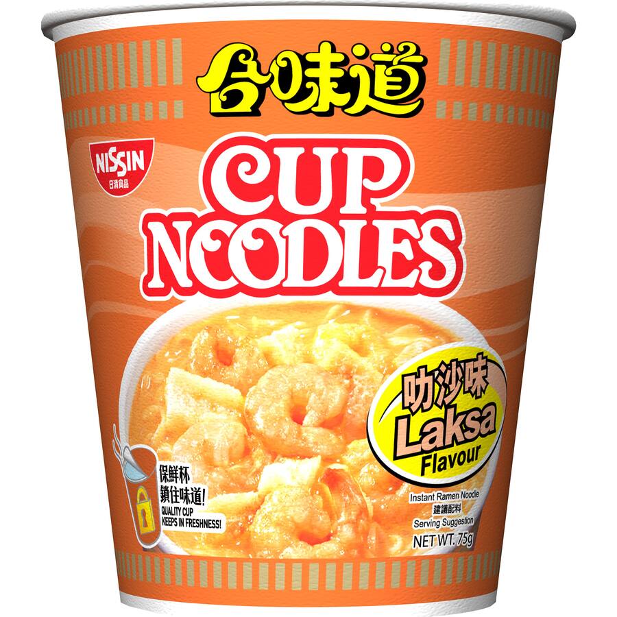 Nissin Instant Noodles Cup Laksa