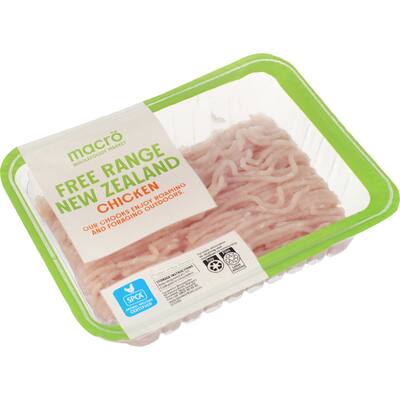 macro free range nz chicken mince breast
