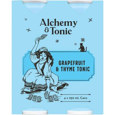 alchemy & tonic tonic water grapefruit & thym