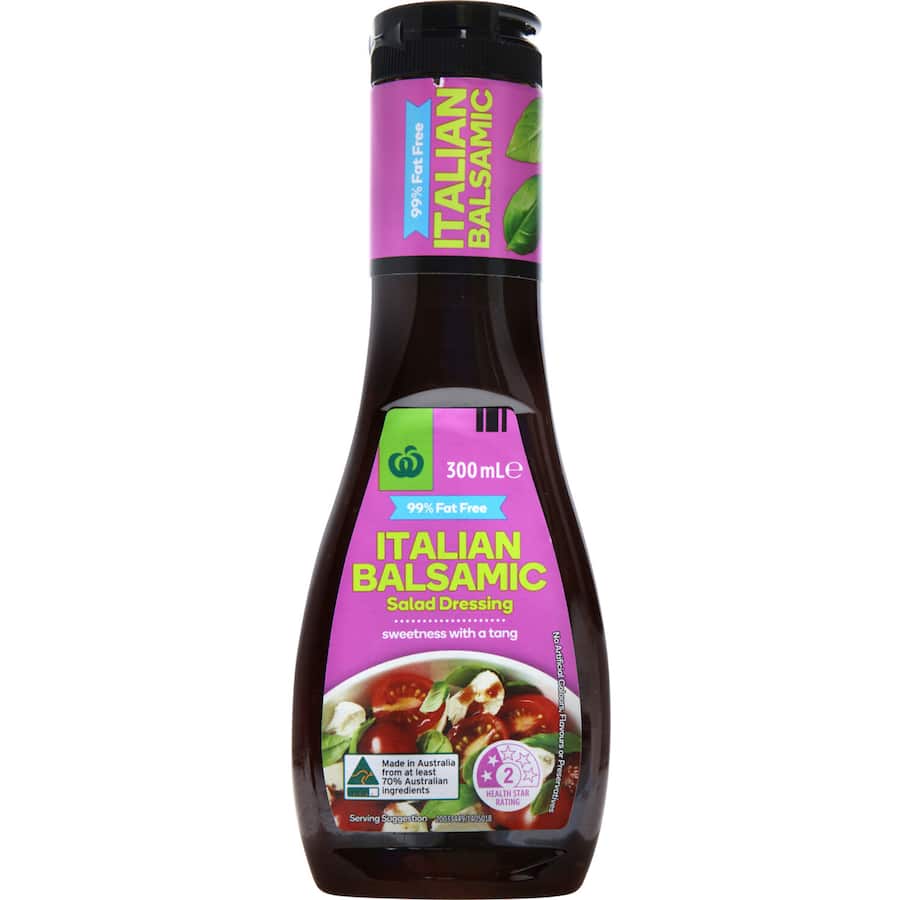 Woolworths Balsamic Dressing Italian Fat Free