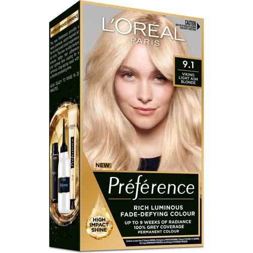 L'oreal Paris Preference Hair Colour Viking 9/1