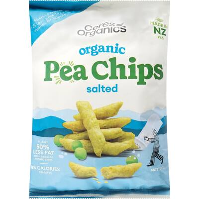 ceres organics pea chips salted