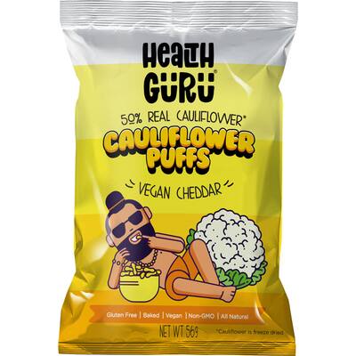 health guru cauliflower puffs vegan cheese
