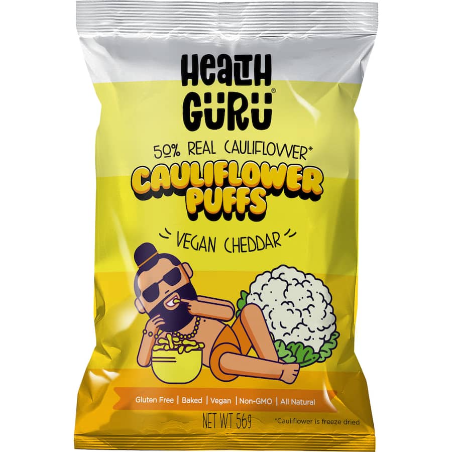 Health Guru Cauliflower Puffs Vegan Cheese