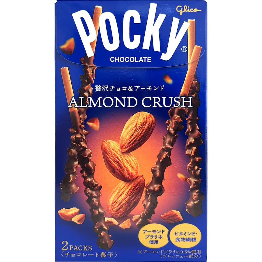 Glico Pocky Biscuit Sticks Almond Crush Chocolate Coated