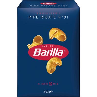 barilla pasta pipe rigate no. 91
