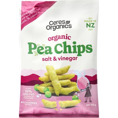 ceres organics pea chips salt & vinegar