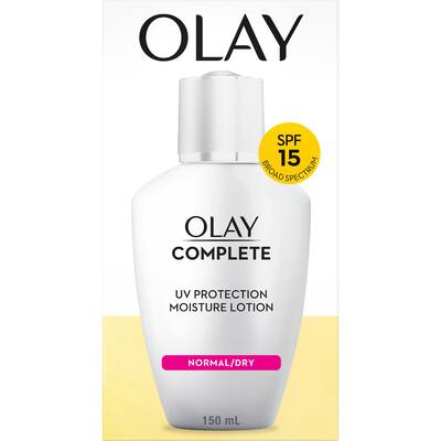 olay complete uv protection moisturising lotion for normal & dry skin