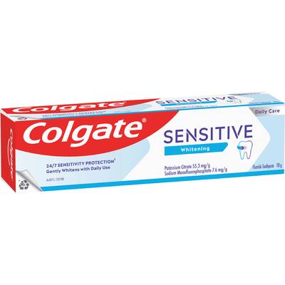 colgate sensitive toothpaste teeth whitening