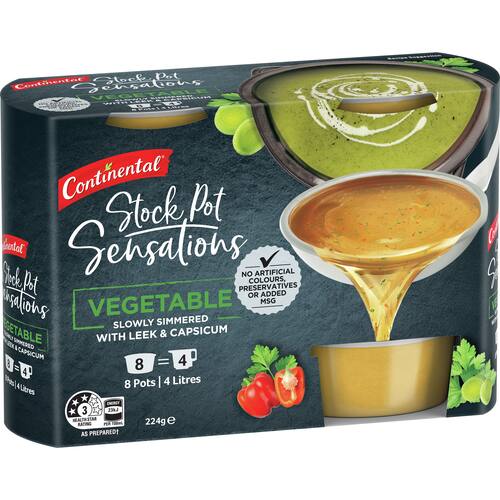 Continental Vegetable Stock Pot Concentrate 8 X 28g
