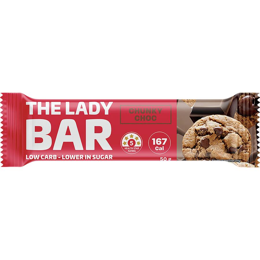The Lady Bar Protein Bar Chunky Choc