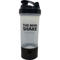 The Man Shake Protein Shaker Black