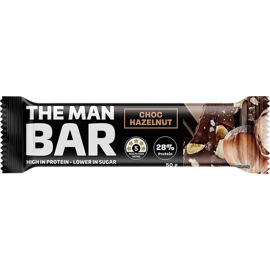 The Man Bar Protein Bar Choc Hazelnut