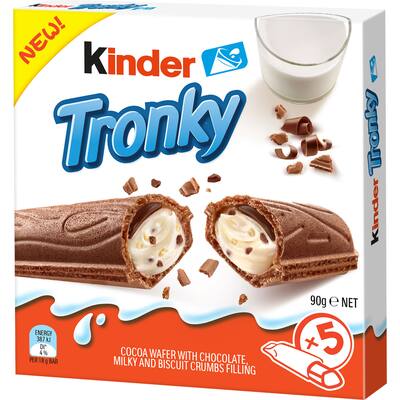 kinder tronky biscuit bar multi pack