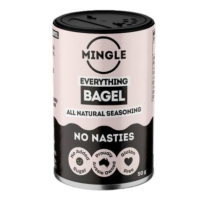 mingle all natural seasoning shaker bagel