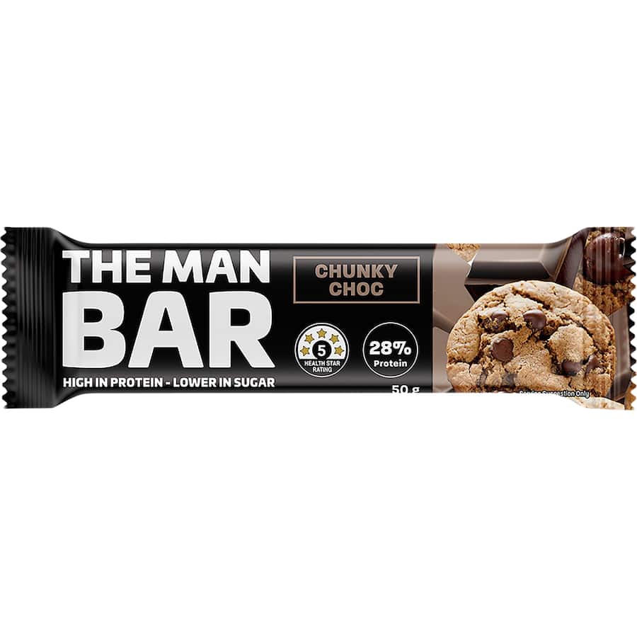 The Man Bar Protein Bar Chunky Choc
