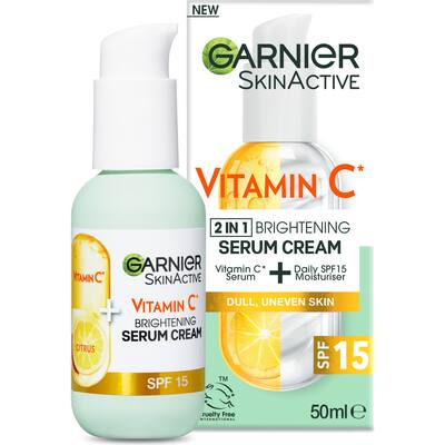 garnier skin active serum cream vitamin c