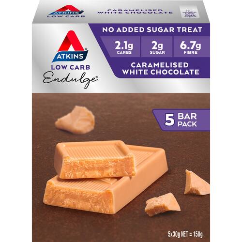 Atkins Endulge Chocolate Snack White Chocolate Low Carb