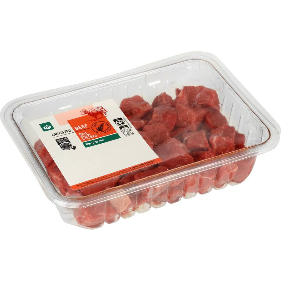 Woolworths Nz Diced Beef Premium Grass Fed