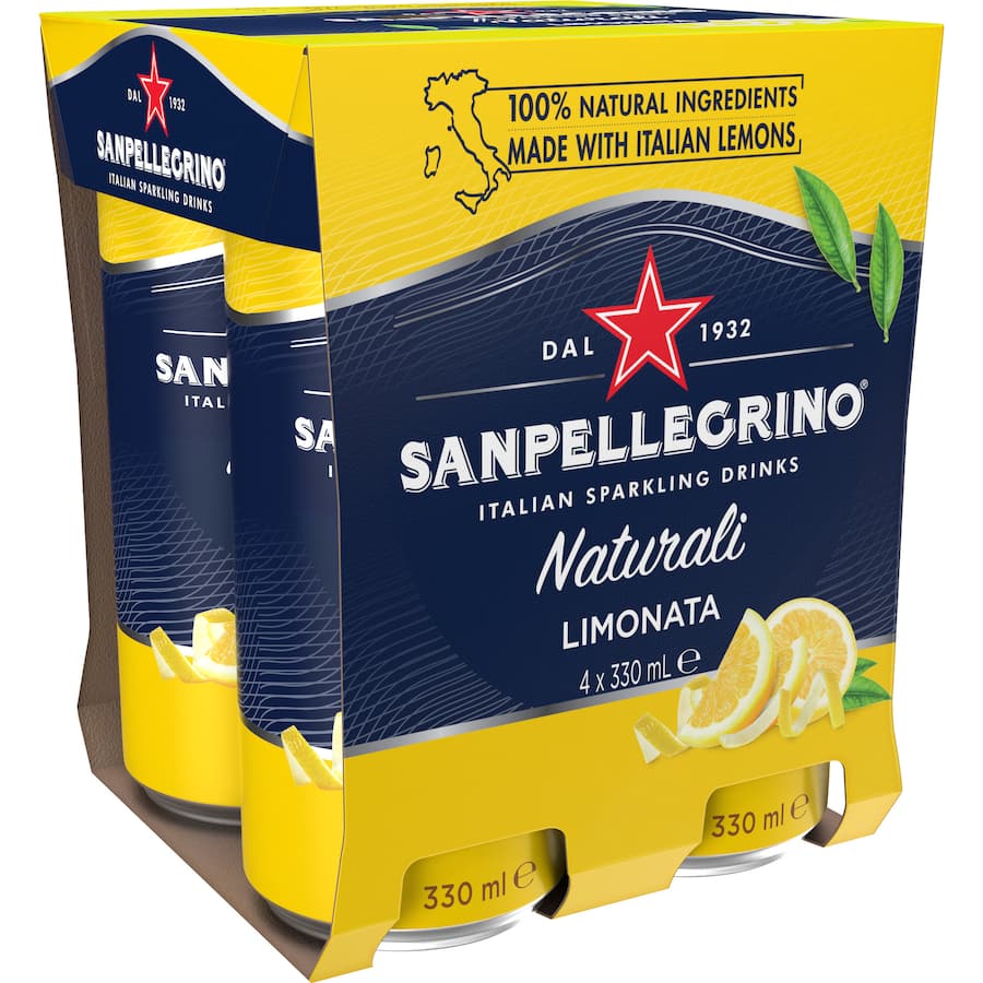 San Pellegrino Sparkling Fruit Drink Limonata