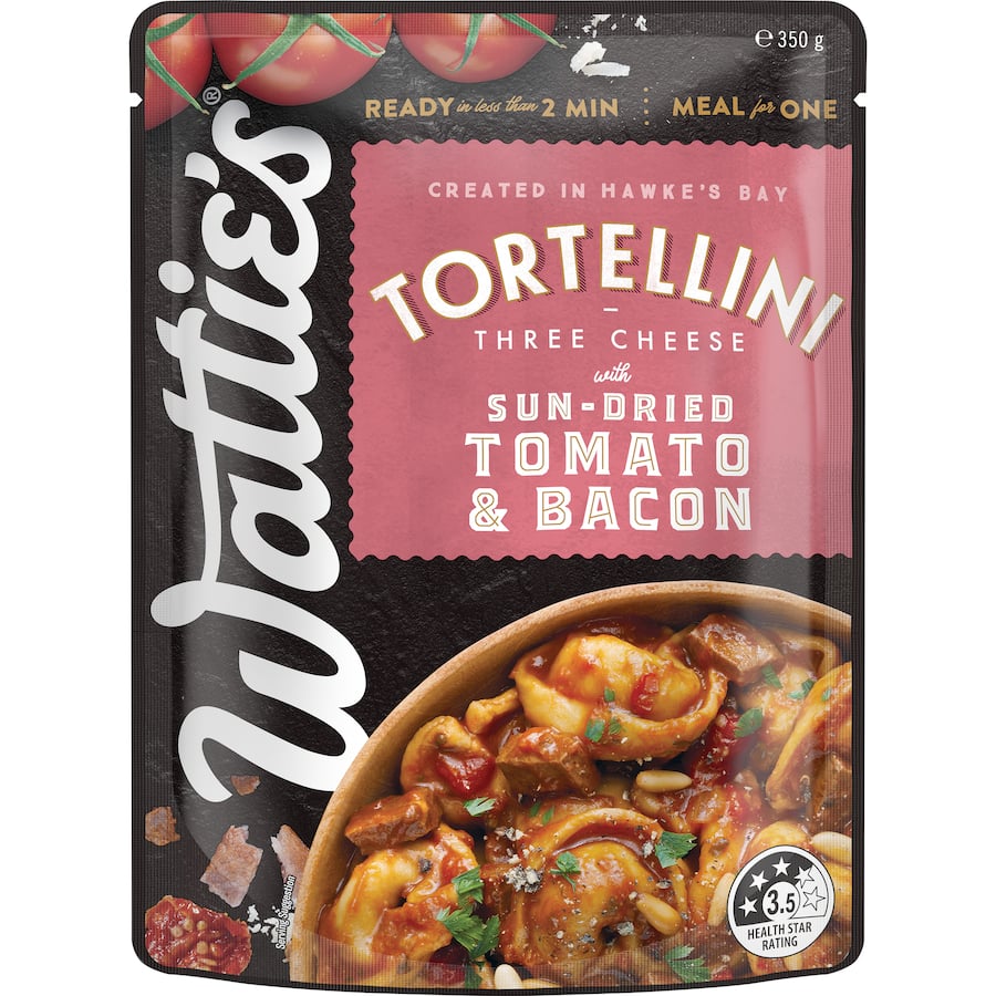 Wattie's Pasta Meal Tortellini In Tomato & Bacon