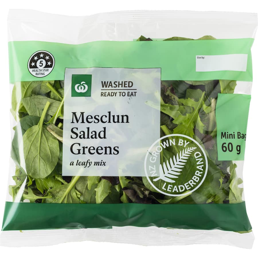Woolworths Fresh Salad Mesclun Greens
