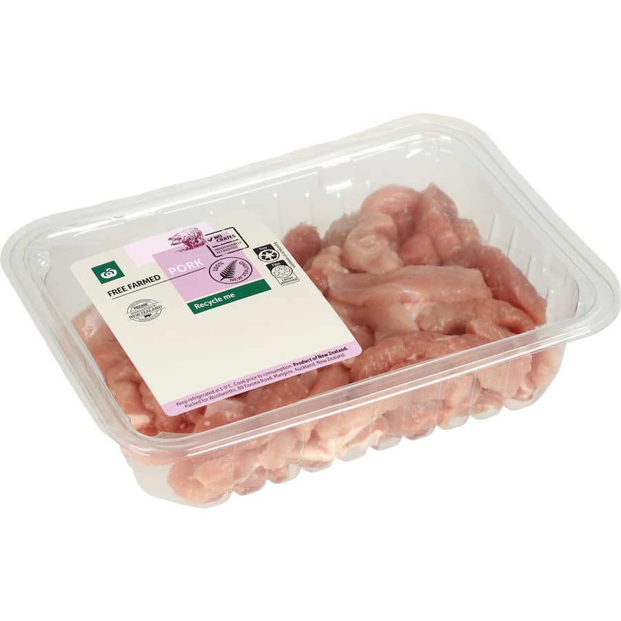 Woolworths Nz Stir Fry Pork Free Farmed