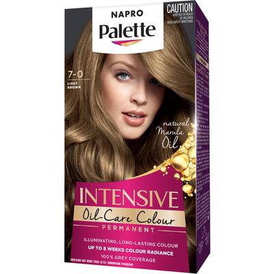 napro palette hair colour light brown 7.0 140ml