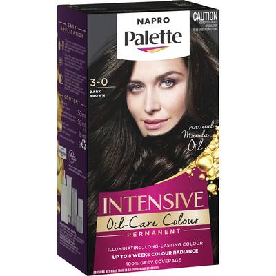 napro palette hair colour dark brown 3.0 140ml