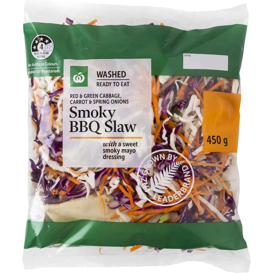 Woolworths Fresh Salad Smoky Bbq Slaw Bag