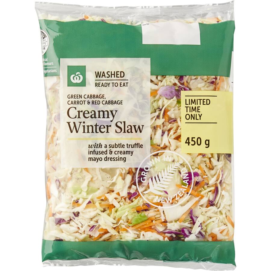 Woolworths Fresh Salad Creamy Winter Slaw Bag