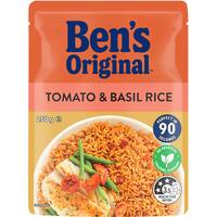 Bens Original Microwave Rice Tomato & Basil