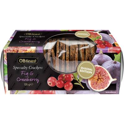 ob finest seasonal edition crackers fig & cranberry