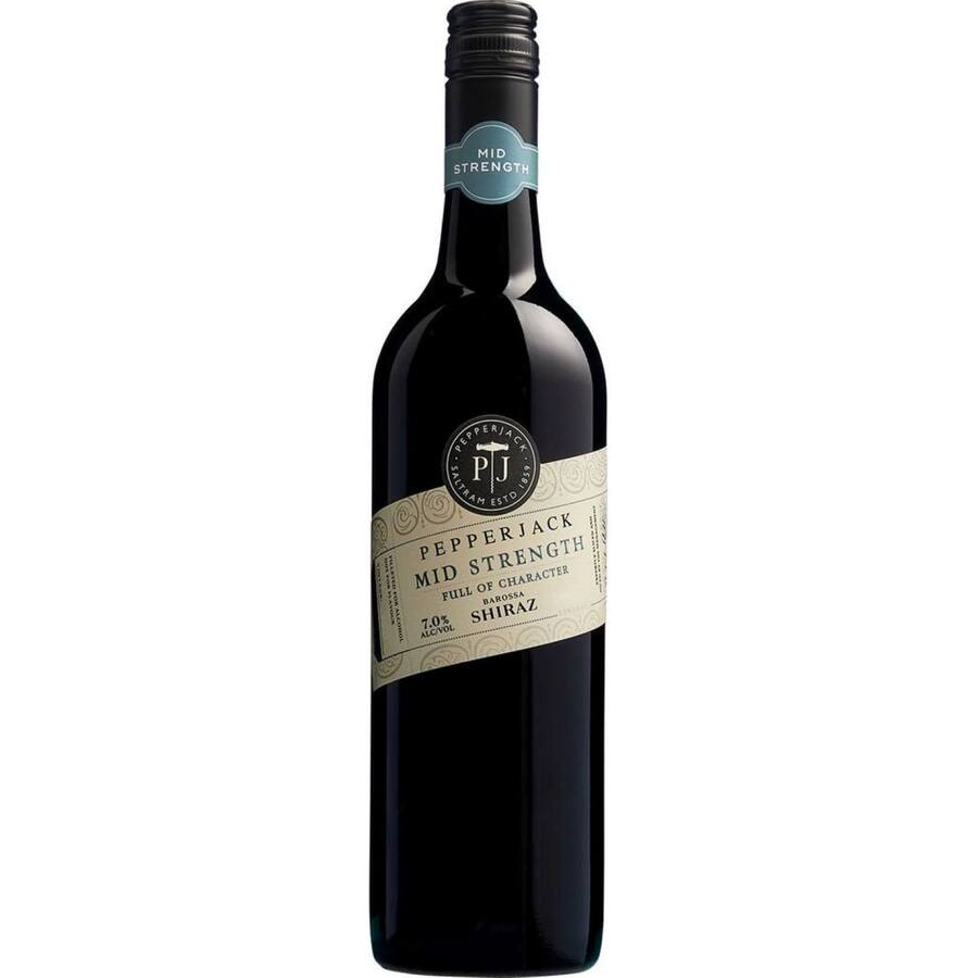 Pepperjack Shiraz Mid Strength Lower Alcohol