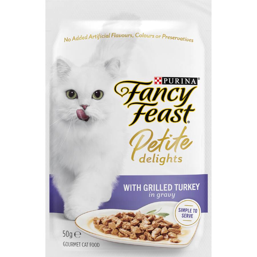 Fancy Feast Petite Delights Wet Cat Food Turkey Grilled
