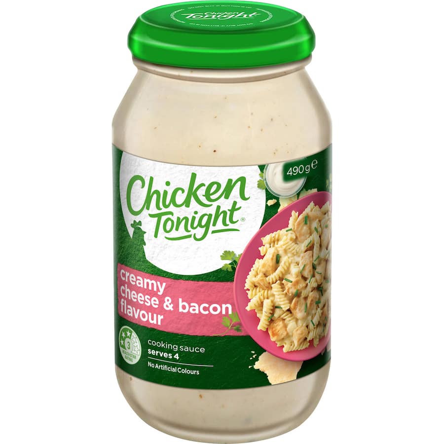 Chicken Tonight Cooking Sauce Creamy Cheese & Bacon