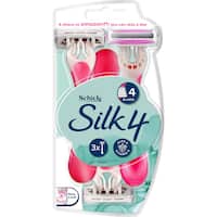 Schick Silk 4 Disposable Razor Aloe & Vitamin E