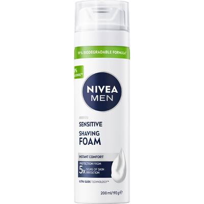nivea for men shave foam sensitive