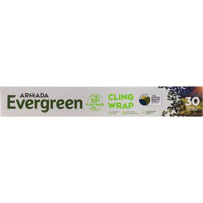 armada evergreen cling wrap plant based 33cm